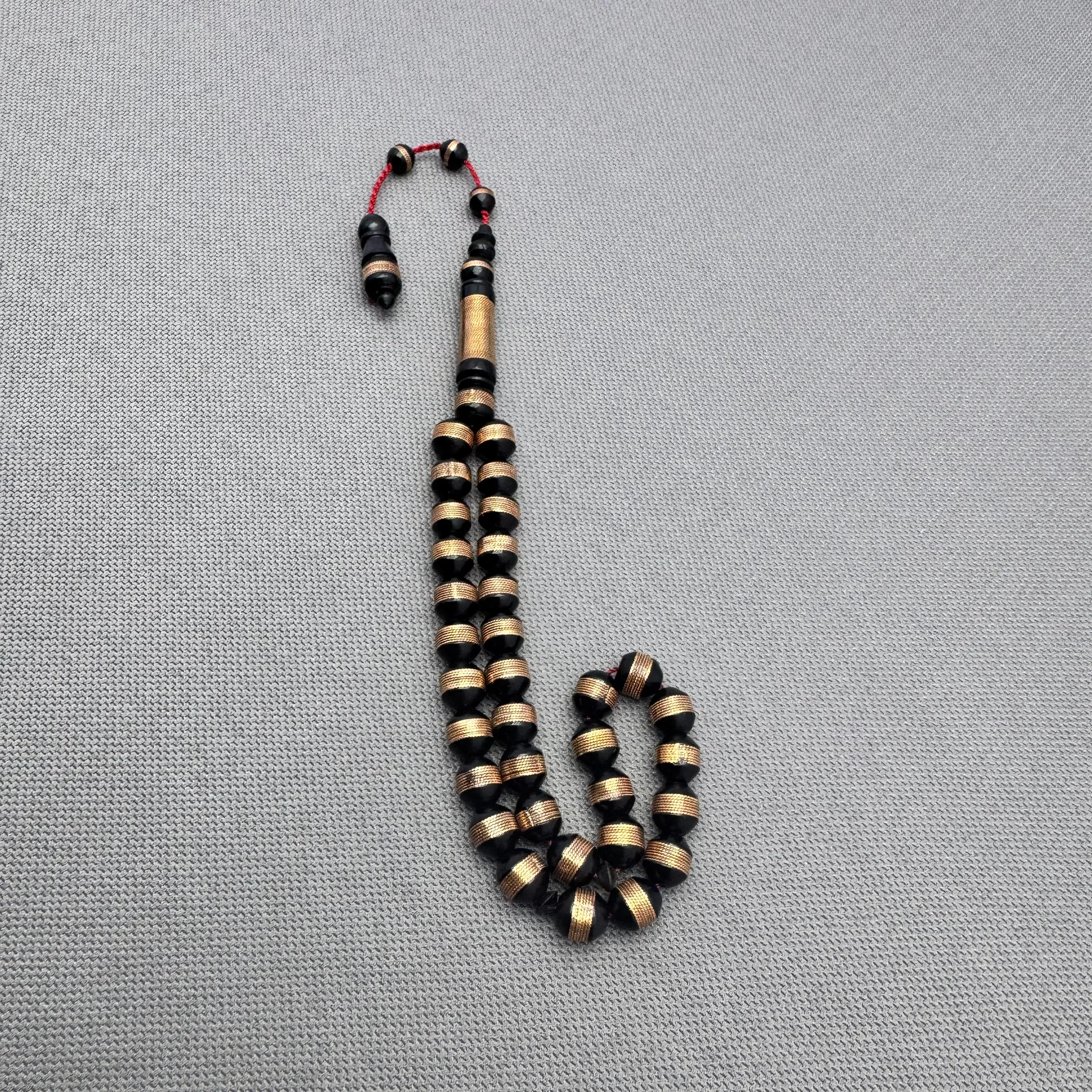 Kuka Pirinç Sarma İşlemeli Küre Kesim Kuka Tespih